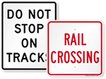 Looking for Railroad Crossing Signs?