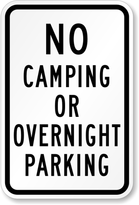 We Will Tow Protect Your Business & Municipality Made in The USA 12 X 18 Heavy-Gauge Aluminum Rust Proof Parking Sign No Overnight Parking No Exceptions 