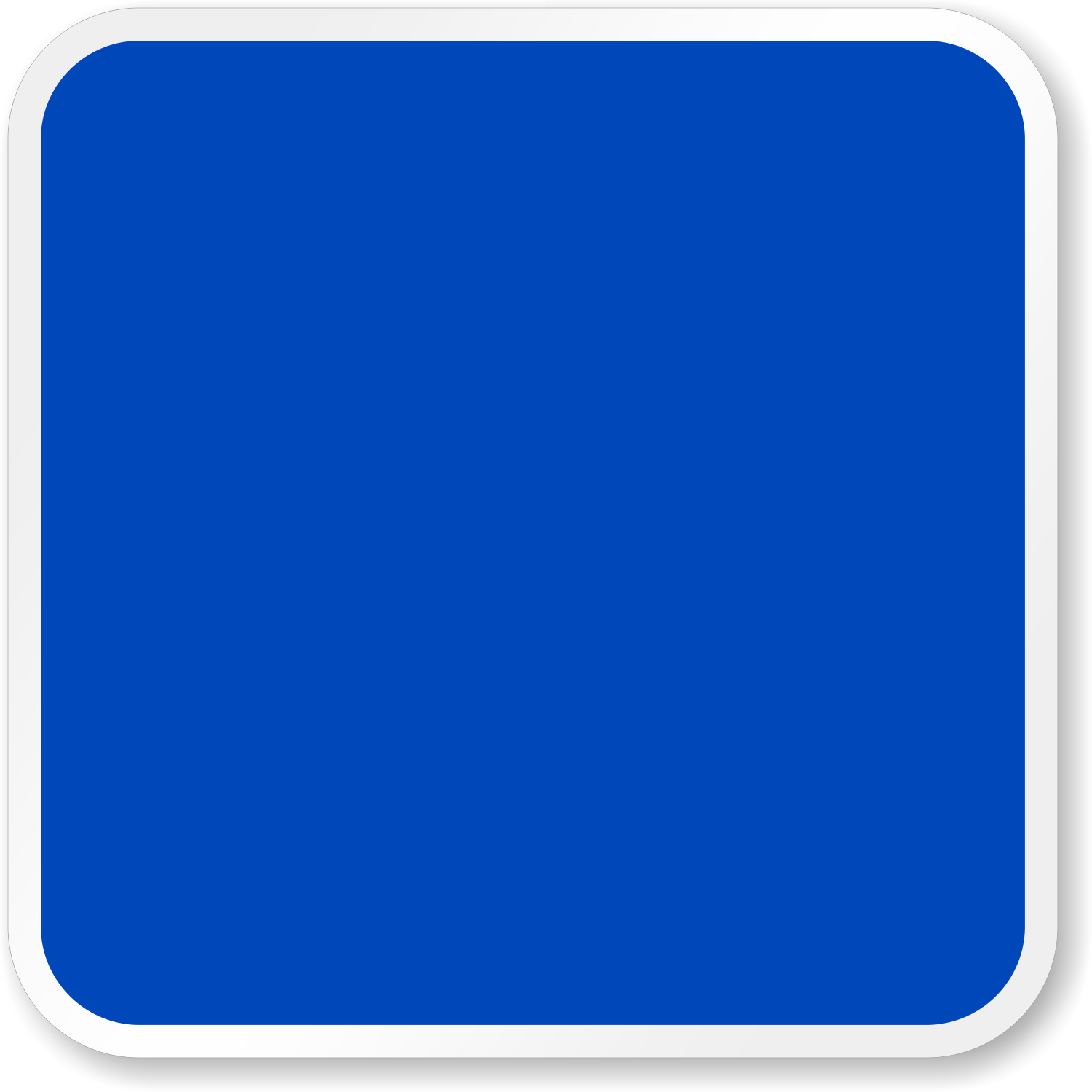 Handicap Access Directional Sign with Updated ISA Symbol
