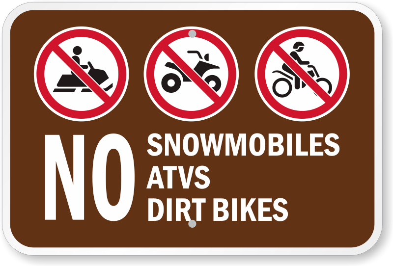 Image result for no ATV logo