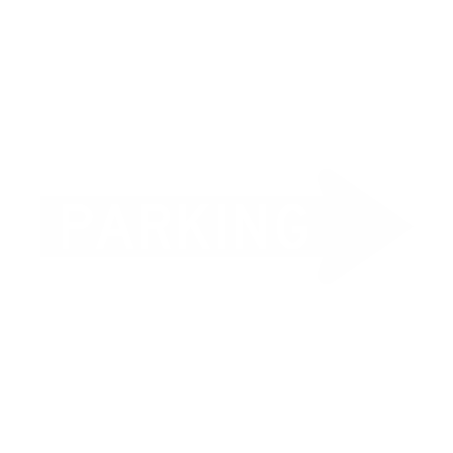 Directional Parking Sign