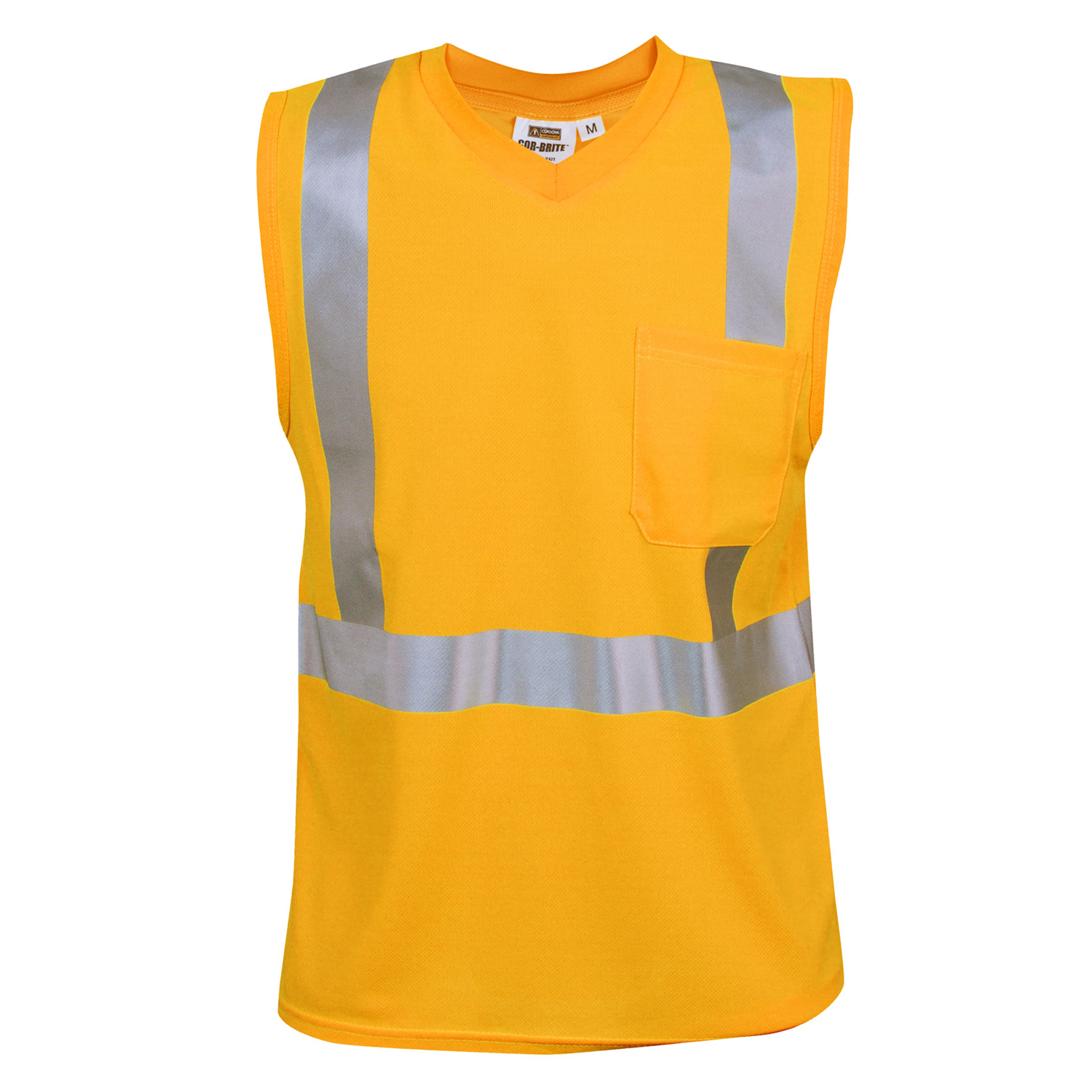 Type R, Class 2, Sleeveless Shirt with Reflective Tape