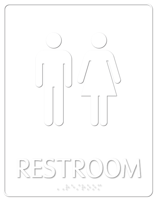 Unisex Restroom Sign