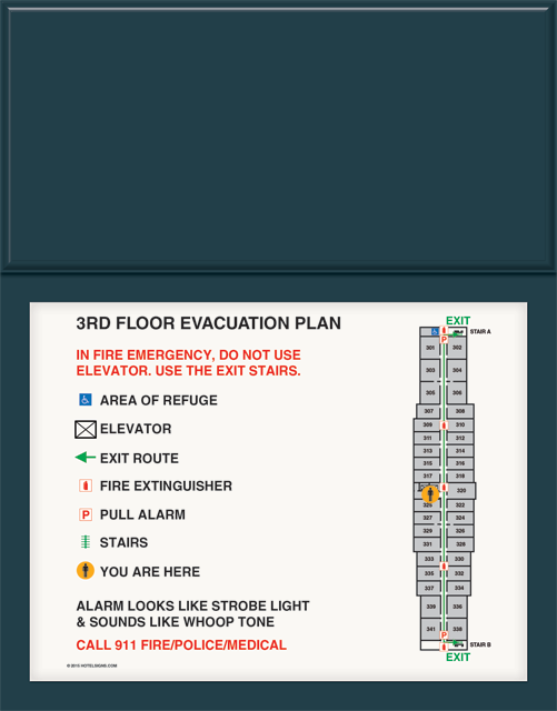In Case of Fire Sign