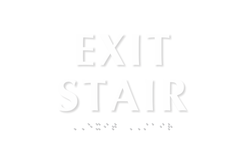 Exit Stair Sign