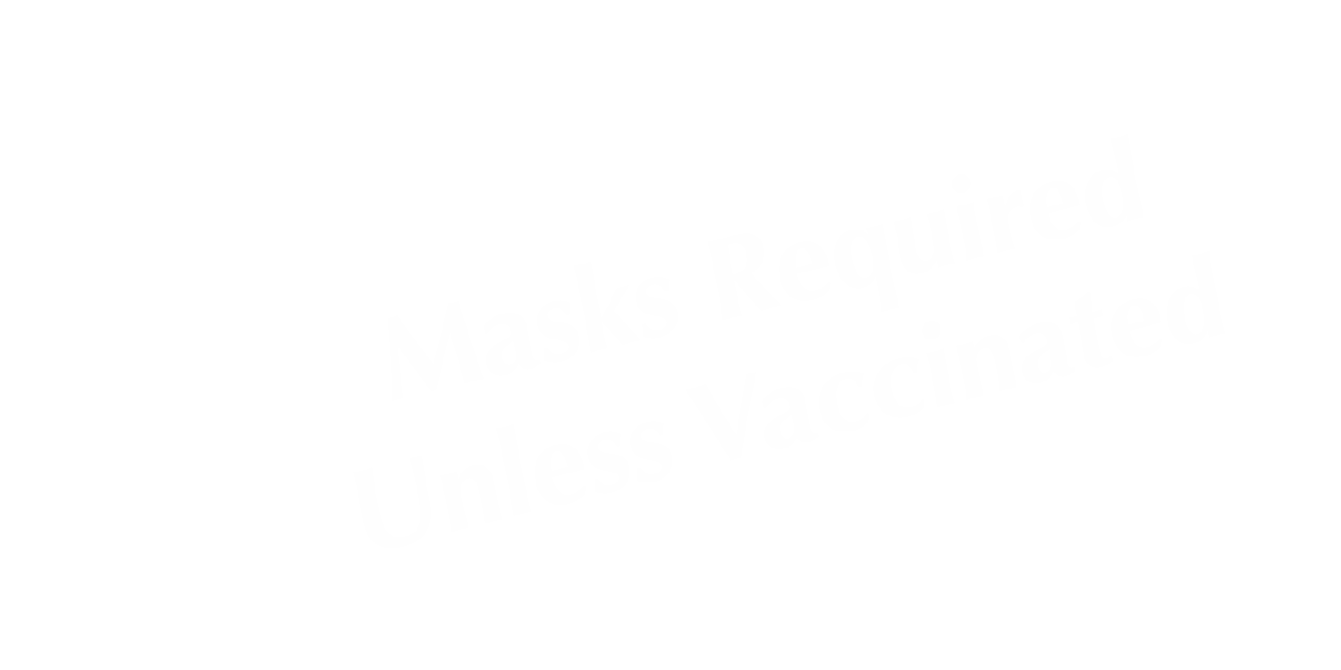 Masks Required Unless Vaccinated TableTop Tent Sign