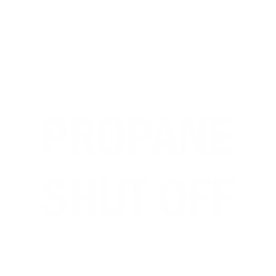 Propane Shut Off Engraved Valve Tag