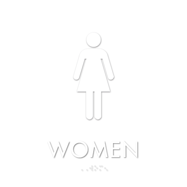 Apex Braille Regulatory Sign