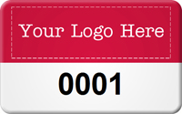 Asset Label Company Name with Numbering