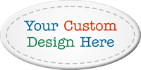 Custom Oval Asset Tags (Full Color)