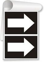 Black Arrow Sign Book - Arrow Sign