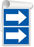 Blue Arrow Sign Book - Arrow Sign