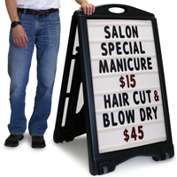 Changeable Message Board Sign Kit - Pro (White)