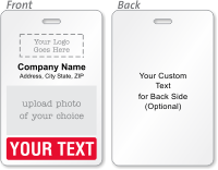 Make Own Bi Fold ID Badge On Printable Sheets