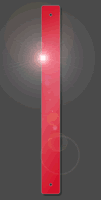 Red Reflective Post Panel