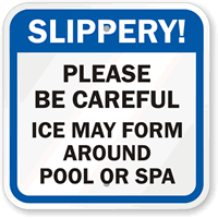 Slippery Floor Sign