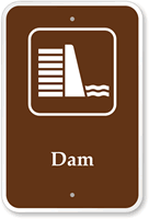 Dam - Campground, Guide & Park Sign