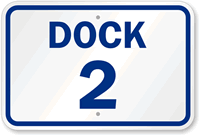 Dock 2 Sign