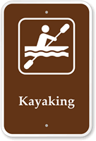 Kayaking Campground Park Sign