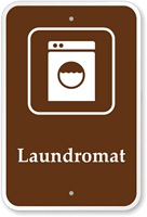 Laundromat Campground Park Sign