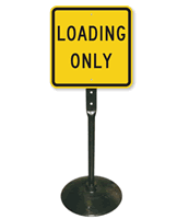 LOADING ONLY Sign & Post Kit