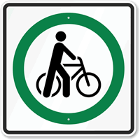 Pedestrian Symbol Sign