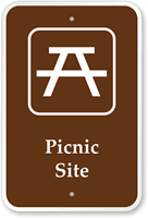 Picnic Site Campground Park Sign