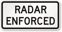 Radar Enforced Sign