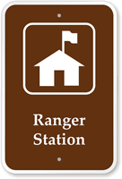 Ranger Station - Campground, Guide & Park Sign