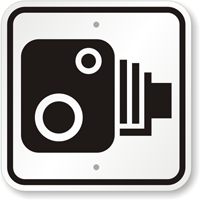 Speed Camera Graphic Sign