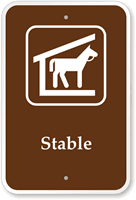 Stable Campground Park Sign