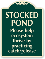 Stocked Pond Please Help Ecosystem SignatureSign