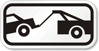 Tow Away Truck Symbol Sign