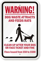 Dog Poop Sign