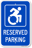 Michigan Reserved Accessible Parking Sign