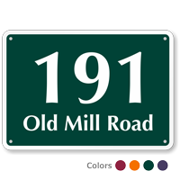 Add House Number Street Name Custom Sign Stake Kit 