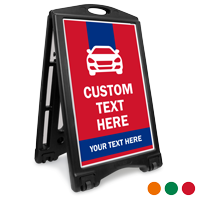 Add Your Text Here BigBoss Portable Custom Sidewalk Sign