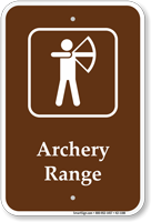 Archery Range, Campground Guide Sign
