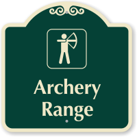Archery Range Signature Sign