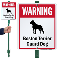 Warning  LawnBoss™ Signs