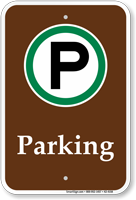 Campground Parking Sign