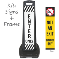 Enter Only Lotboss Portable Sign Kit