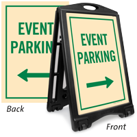 Event Parking Sidewalk Sign Kit