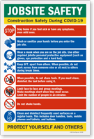 Jobsite Safety Construction Safety Sign Panel