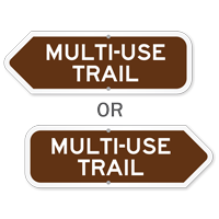 Multi-Use Trail Campground Sign
