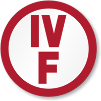 IV F Floor Truss Sign Circular