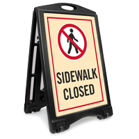 Sidewalk Closed A-Frame Sign Kit