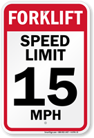Forklift  Sign