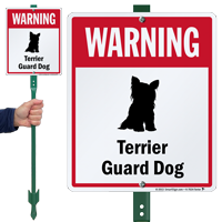 Warning  LawnBoss™ Signs