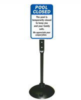 The Pool Is Temporarily Closed To Keep You Safe Sign